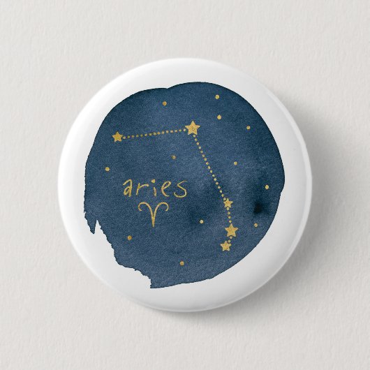 Badge Rond 5 Cm Aries (Devant)