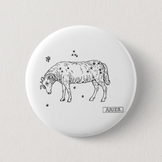 Badge Rond 5 Cm Aries (Devant)