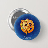 Badge Rond 5 Cm Aries (Devant & derrière)