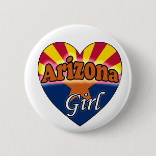 Badge Rond 5 Cm Arizona Girl