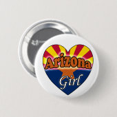 Badge Rond 5 Cm Arizona Girl (Devant & derrière)
