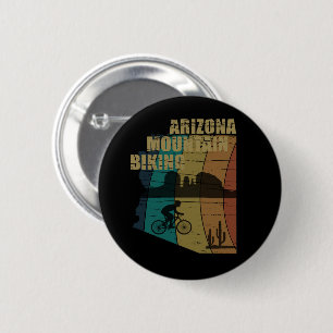 Badge Rond 5 Cm Arizona mountain biking