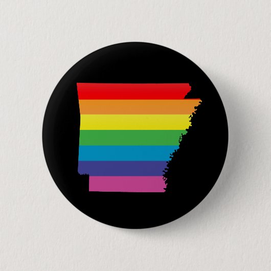 Badge Rond 5 Cm arkansas fierté. (Devant)