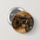 Badge Rond 5 Cm Arme à feu de Gatlin - guerre civile (Devant & derrière)