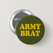 BADGE ROND 5 CM ARMÉE BRAT (Devant & derrière)
