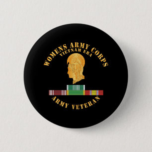 Badge Rond 5 Cm Armée - Corps des femmes Armée de terre Vietnam Er