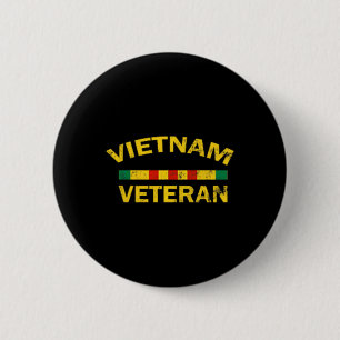 Badge Rond 5 Cm Armée des États-Unis Vietnam Vétérinaire Vintage d