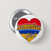 Badge Rond 5 Cm Armenian Girl (Devant & derrière)