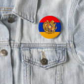 Badge Rond 5 Cm Arménie (En situation)