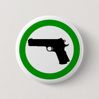 Badge Rond 5 Cm Armes à feu permises le bouton de zone
