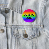 Badge Rond 5 Cm ARMES DE JEU (modifier les mots) (En situation)