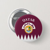 Badge Rond 5 Cm armes qatar (Devant & derrière)