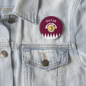 Badge Rond 5 Cm armes qatar (En situation)
