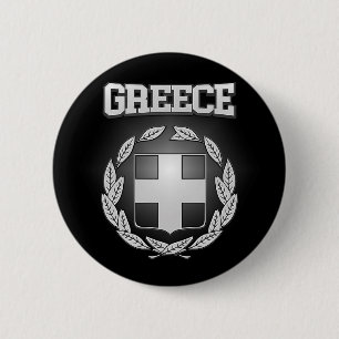 Badge Rond 5 Cm Armoiries de Grèce