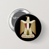Badge Rond 5 Cm Armoiries de l'Égypte (Devant & derrière)