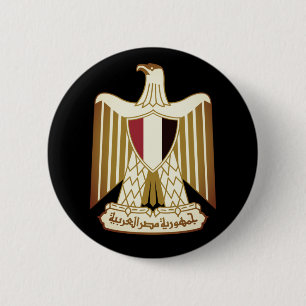 Badge Rond 5 Cm Armoiries de l'Égypte