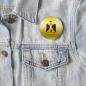 Badge Rond 5 Cm Armoiries de l'Égypte (En situation)