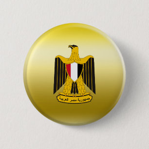 Badge Rond 5 Cm Armoiries de l'Égypte