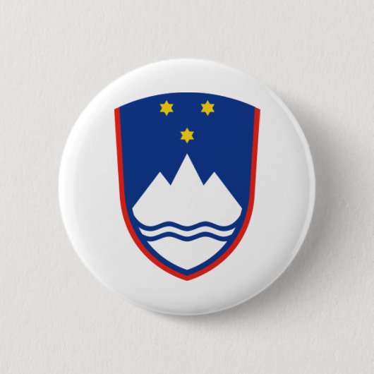 Badge Rond 5 Cm armoiries de slovénie (Devant)