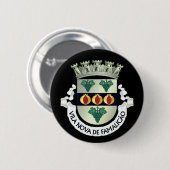 Badge Rond 5 Cm Armoiries de Vila Nova de Famalicão, PORTUGAL (Devant & derrière)