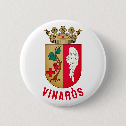 Badge Rond 5 Cm Armoiries de Vinaròs (Devant)