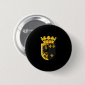 Badge Rond 5 Cm Armoiries de Workum (Devant & derrière)