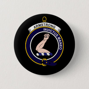 Badge Rond 5 Cm Armstrong - le clan Crest