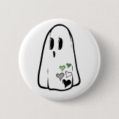 Badge Rond 5 Cm Aro Pride Ghost (Devant)