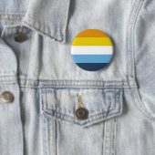 Badge Rond 5 Cm AroAce Pride Drapeau LGBT Pride (En situation)