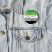 Badge Rond 5 Cm Aromantic/Pin aromatique (En situation)