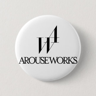 BADGE ROND 5 CM AROUSE WORKSロゴ