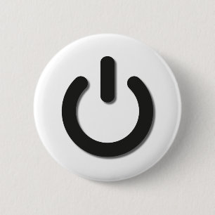 Badge Rond 5 Cm Arrêt/Activation