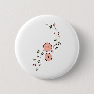 Badge Rond 5 Cm arrêt cardiaque nick et charlie