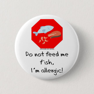 Badge Rond 5 Cm Arrêt de poissons