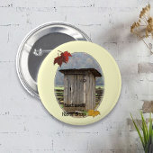 Badge Rond 5 Cm Arrêt Redneck