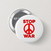 Badge Rond 5 Cm Arrêter la guerre (Devant & derrière)