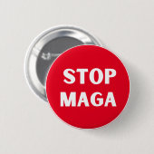 BADGE ROND 5 CM ARRÊTER LA MAGA (Devant & derrière)
