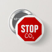 BADGE ROND 5 CM ARRÊTER LE CO2 (Devant & derrière)