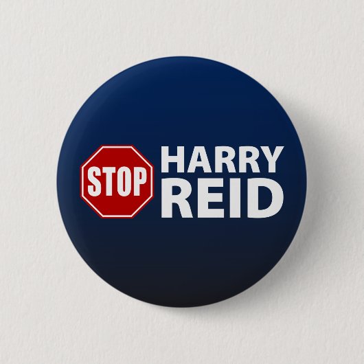 Badge Rond 5 Cm Arrêtez Harry Reid (Devant)