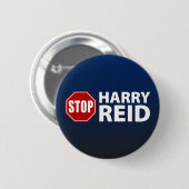 Badge Rond 5 Cm Arrêtez Harry Reid (Devant & derrière)