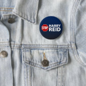 Badge Rond 5 Cm Arrêtez Harry Reid (En situation)