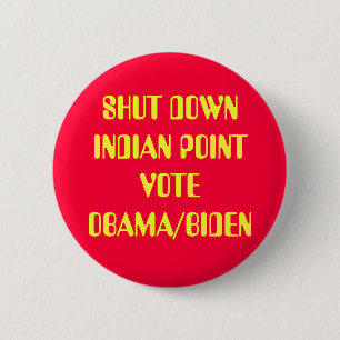 BADGE ROND 5 CM ARRÊTEZ LE POINT INDIEN