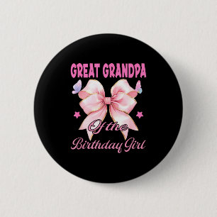 Badge Rond 5 Cm Arrière-père anniversaire fille coquette rose appa