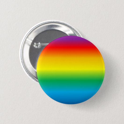 Badge Rond 5 Cm arrière - plan arc-en-ciel (Devant & derrière)