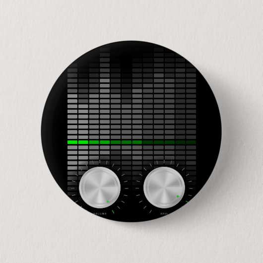Badge Rond 5 Cm Arrière - plan de partie (Devant)