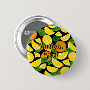 Badge Rond 5 Cm Arrière - plan orange
