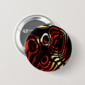 Badge Rond 5 Cm Art Abstrait (Devant & derrière)