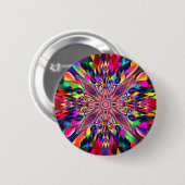 Badge Rond 5 Cm art Abstrait (Devant & derrière)