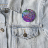 Badge Rond 5 Cm Art Abstrait (En situation)