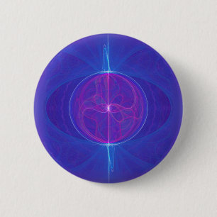 Badge Rond 5 Cm Art abstrait de l'oeil de mon esprit